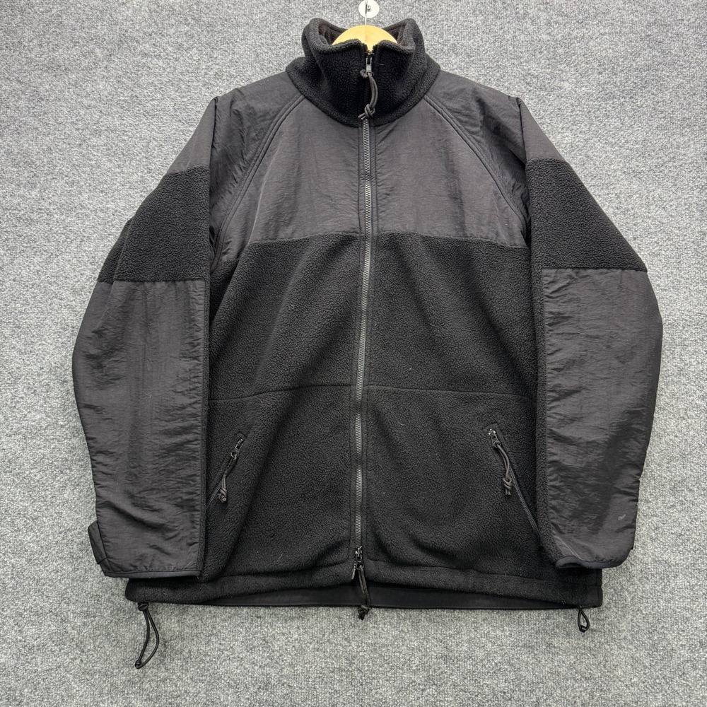 US Military Gen II ECWCS L3 Fleece Jacket Mens Large Black Polartec Outdoor